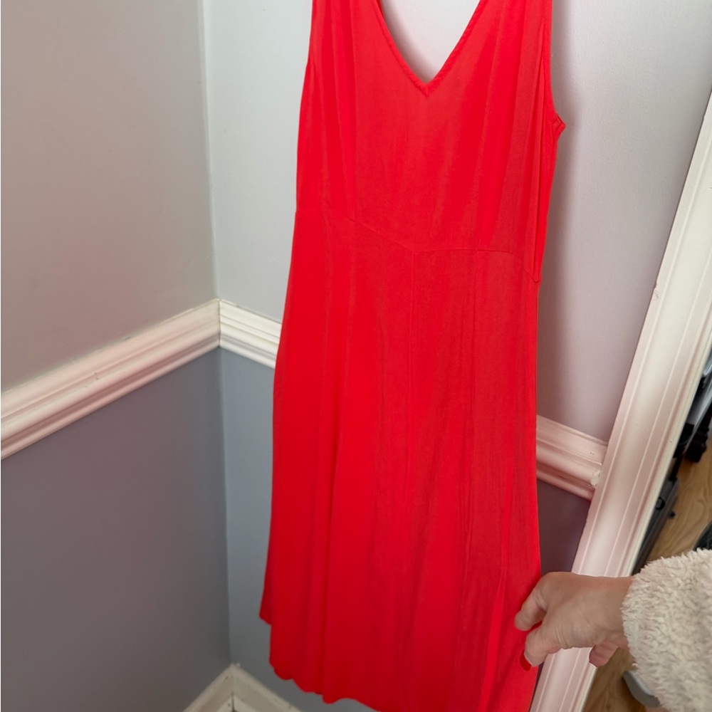American Eagle Faux Button-Front V-Neck Women's Dress Size M - Picture 3 of 6